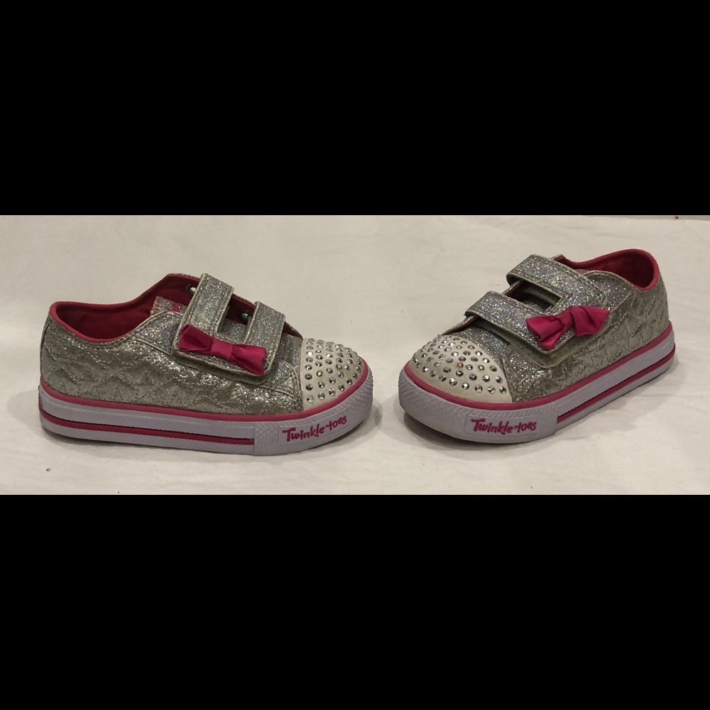 Twinkle Toes silver and pink